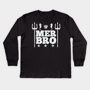 Mer Bro Kids Long Sleeve T-Shirt